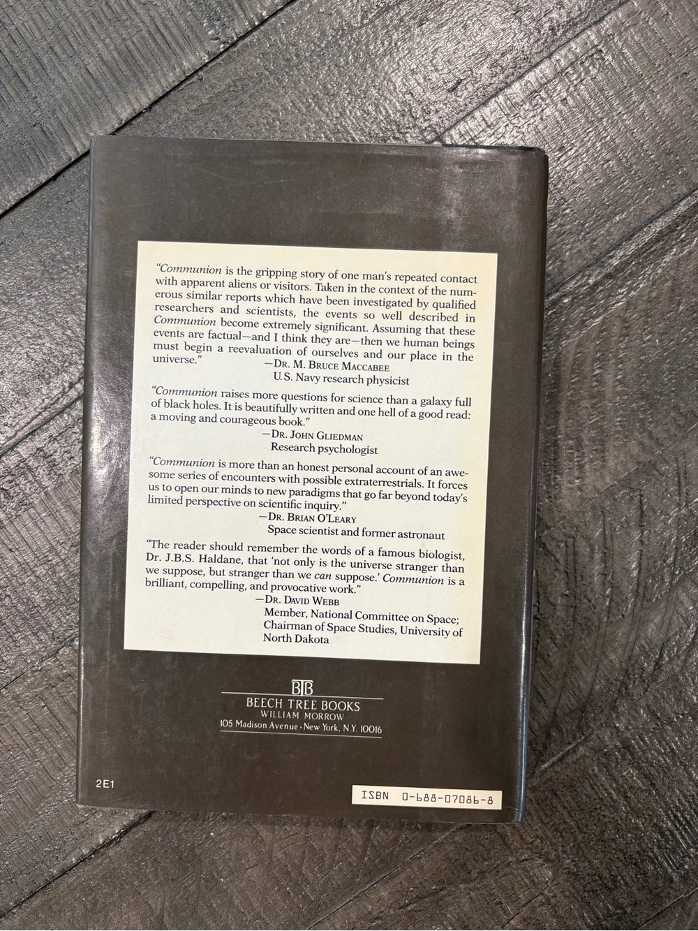 Communion by Whitley Strieber Hardcover Book - Picture 3 of 6